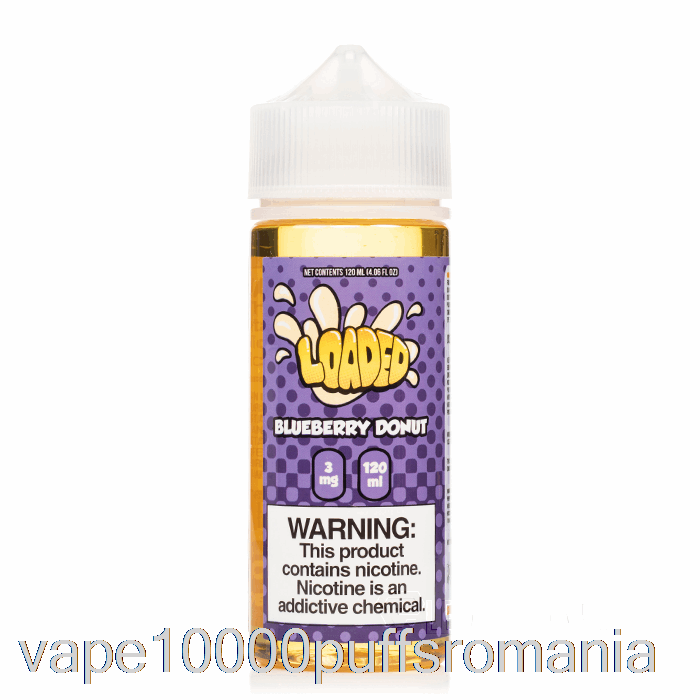 Vape Romania Gogoașă Cu Afine - E-lichid încărcat - Vapori Nemilos - 120ml 3mg